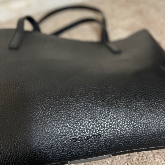 Vince Camuto Vegan Leather Open Tote Bag - Picture 3 of 9